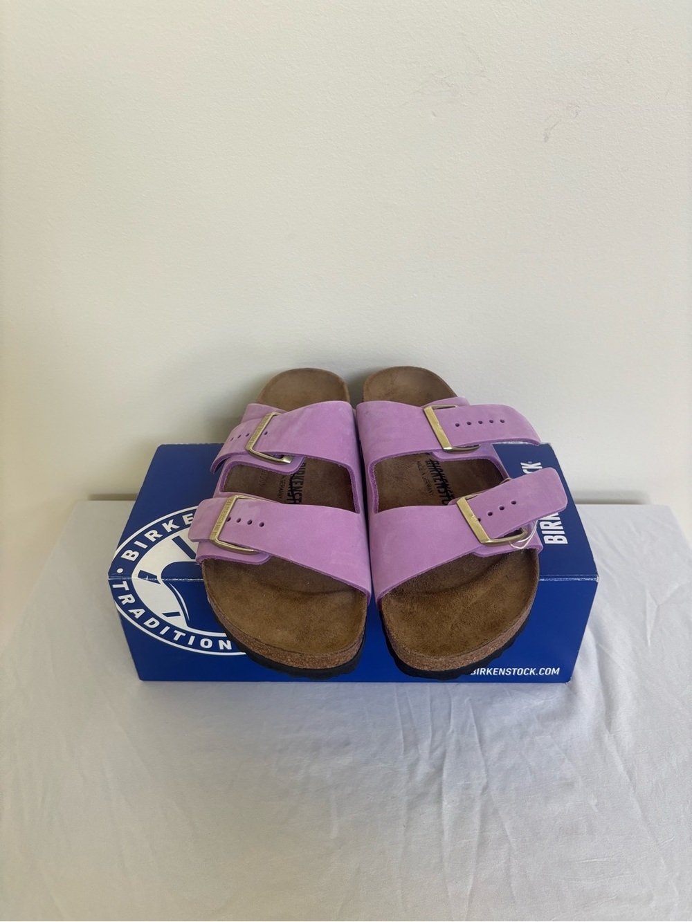 Birkenstock Arizona Crocus Size 10 Womens Sandals Narrow fit Eu41 New